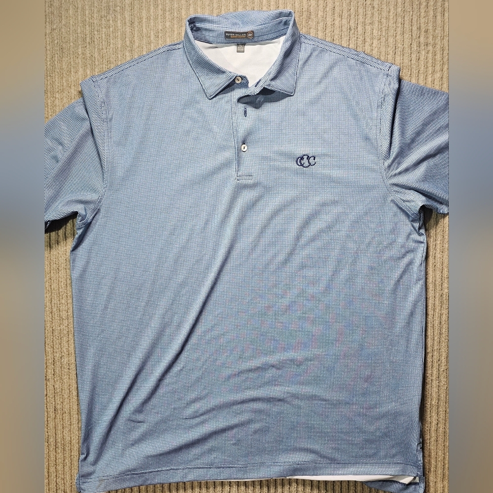 Peter Millar Blue Polo Shirt
